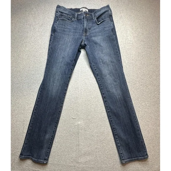 Lucky Brand Jeans Womens 4/27R Blue Sweet Mid Rise Straight Denim Pants Casual - Picture 2 of 15